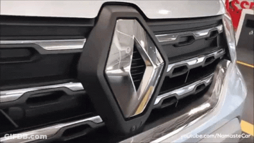 Renault Logo Close Up GIF