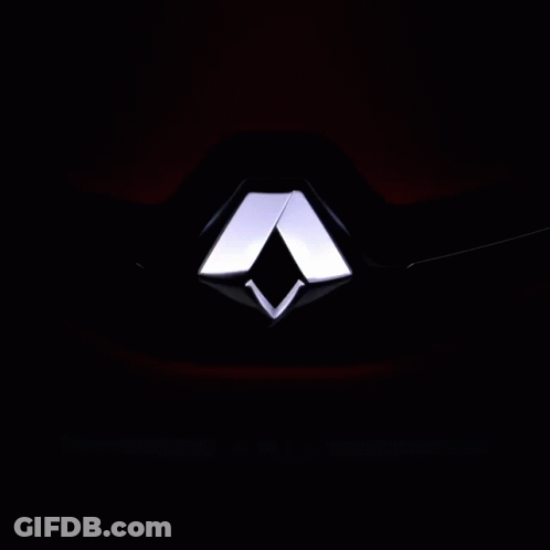 Renault Logo Close Up GIF
