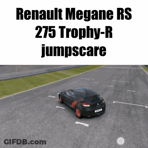 Renault Megane RS 275 Trophy-R Jumpscare GIF