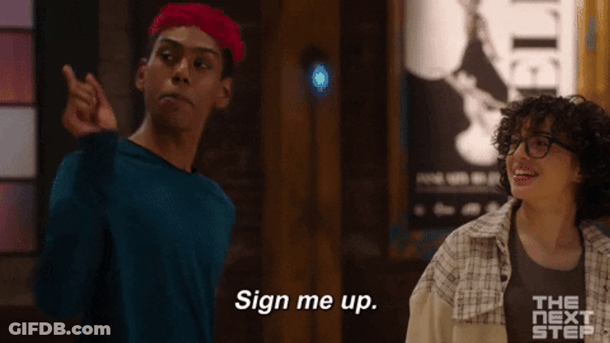 Renee Romolo Sign Me Up GIF