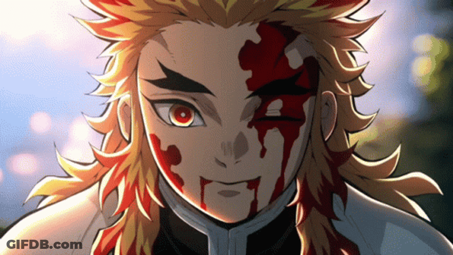 Rengoku Death Advising Before Passing GIF