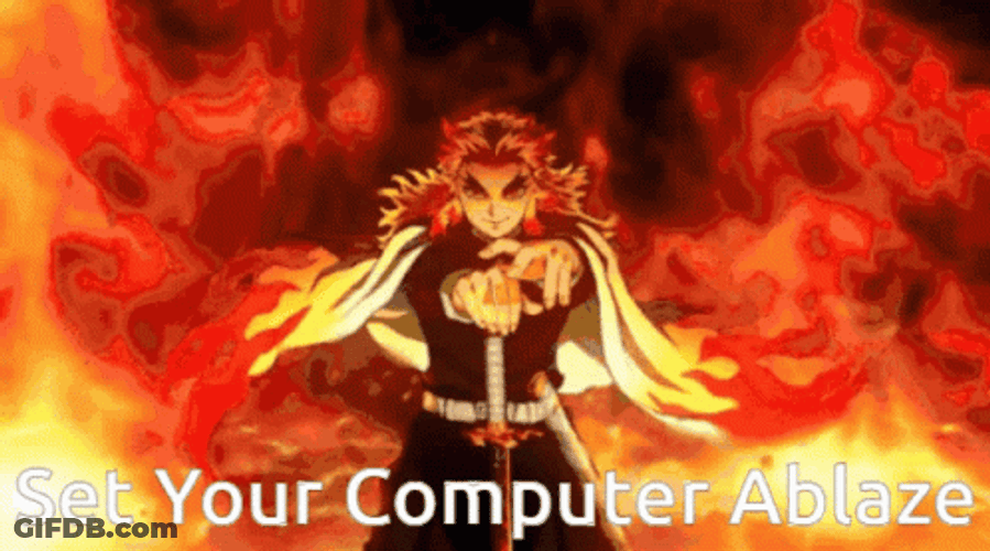 Rengoku Death Blazing Fire GIF