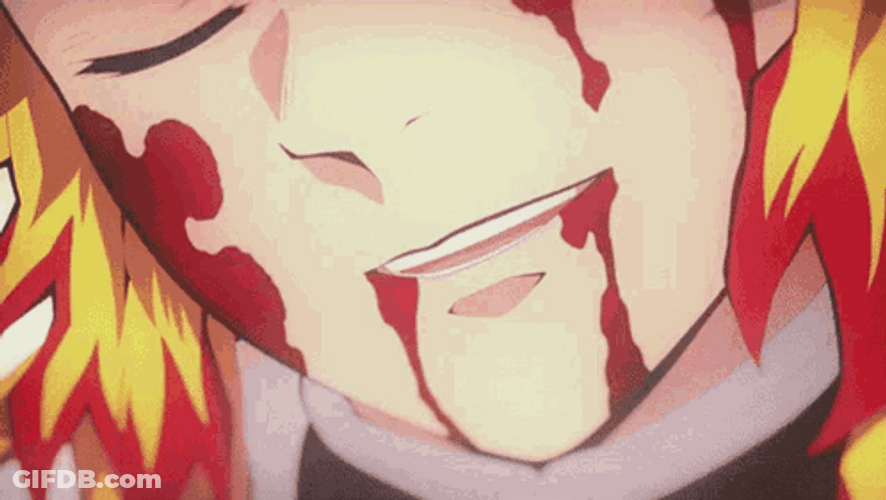 Rengoku Death Bright Light GIF
