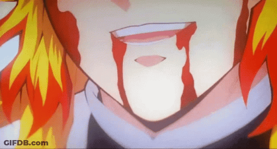 Rengoku Death Disappearing Smile GIF
