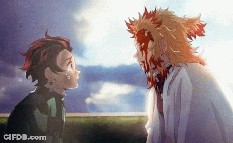 Rengoku Death Last Talk GIF