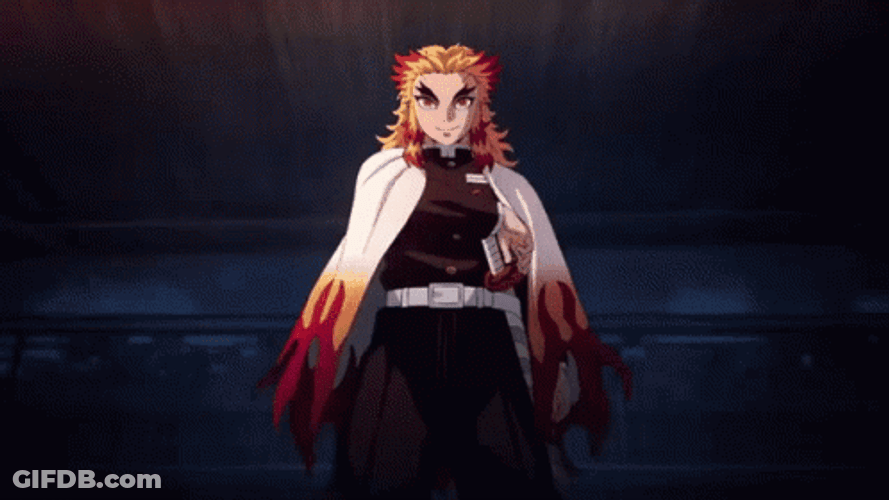 Rengoku Death Mixing Cape GIF