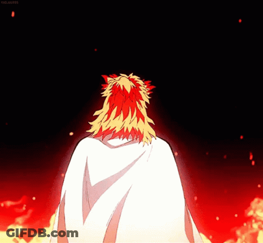 Rengoku Death On Fire GIF