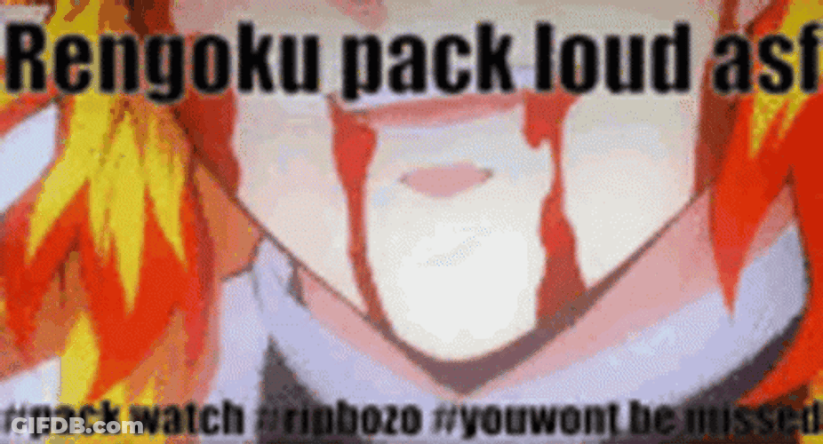 Rengoku Death Slowly Fading GIF