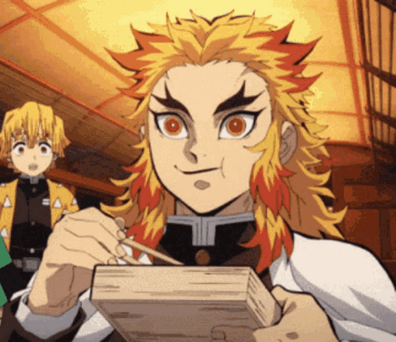 Rengoku Eating GIF