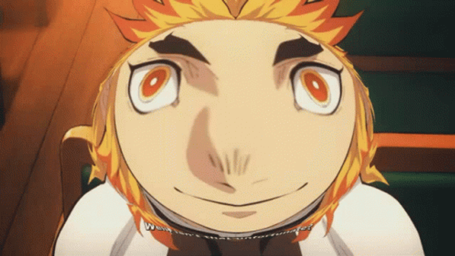 Rengoku Fish Eye Face GIF