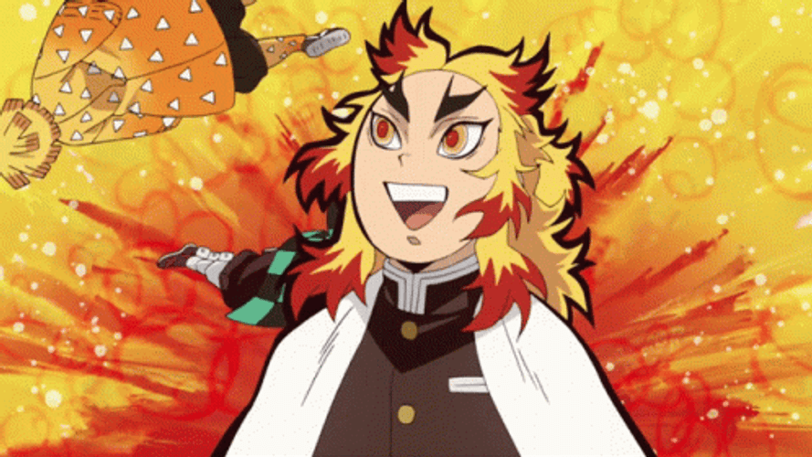 Rengoku Laughing GIF