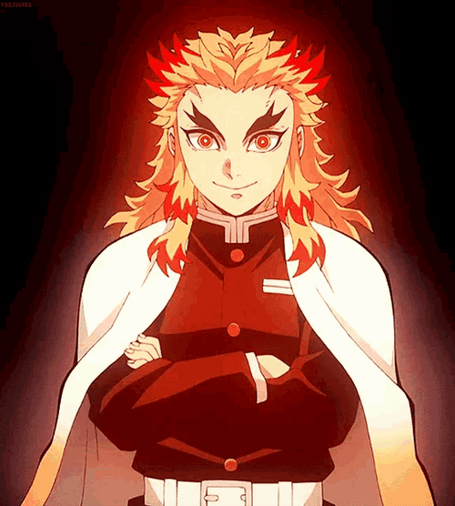 Rengoku Proud Laugh GIF