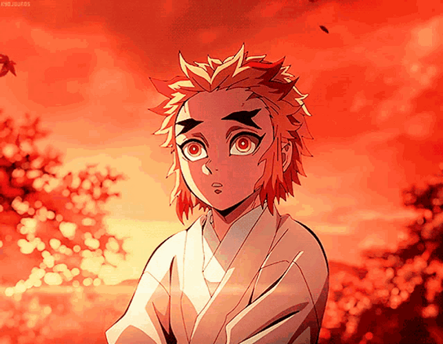 Rengoku Sword Practice GIF