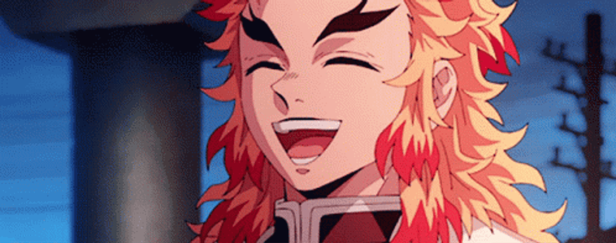 Rengoku Vs Akaza Laugh Out Loud GIF
