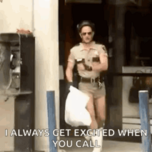 Reno 911 Always Get Excited When You Call GIF
