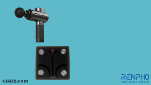 Renpho Advertisement Massager And Scale GIF