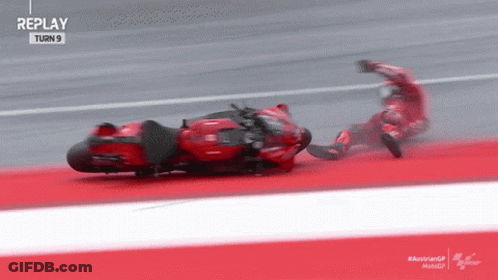 Replay Motorcycle Race Austrian GP GIF