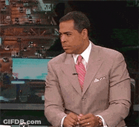 Reporter Got Shocked By Earthquake GIF