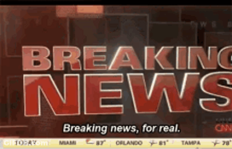 Reporter Reporting Breaking News For Real GIF