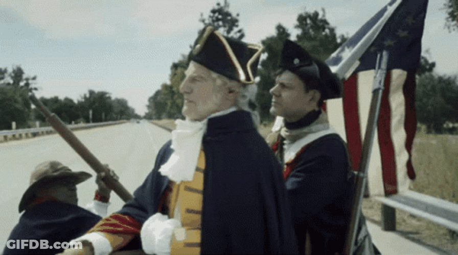 Republic American Flag Waving GIF