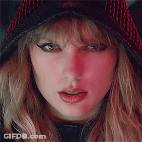 Reputation Taylor Face Glitch GIF