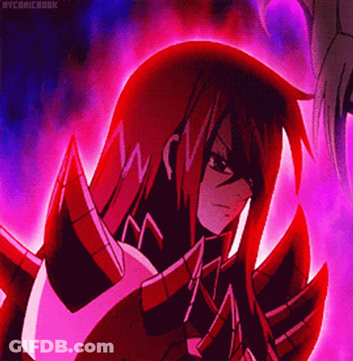Requip Erza Scarlet Titania Angry GIF