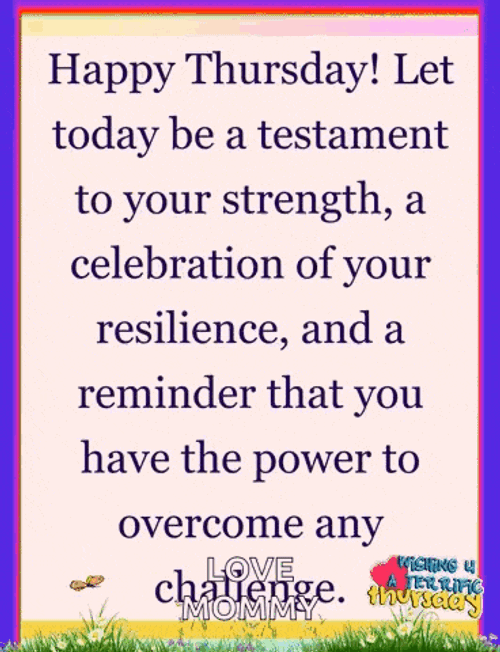 Resilience Happy Thursday GIF