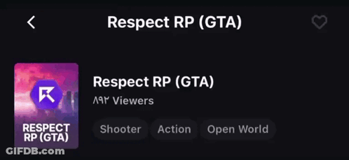 Respect RP GTA Game Screenshot GIF