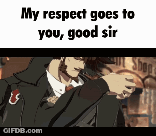 Respectful Man With Good Sir GIF