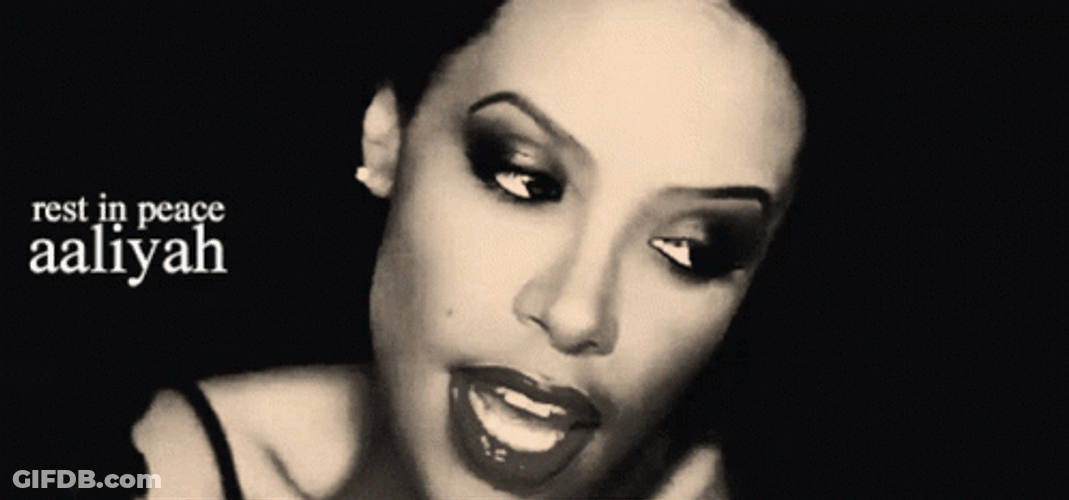 Rest In Peace Aaliyah Singer RIP GIF