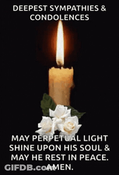Rest In Peace Deepest Sympathies And Condolences GIF