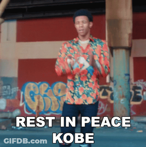 Rest In Peace Kobe Bryant Lakers GIF