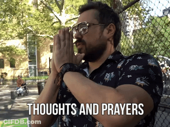 Rest In Peace Thoughts And Prayers GIF