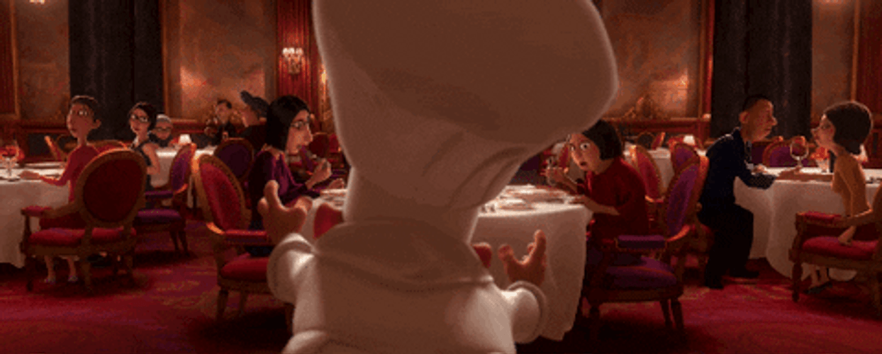 Restaurant Customers Ratatouille GIF