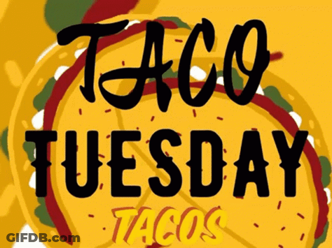 Restaurant Logo Funny Taco Tuesday GIF