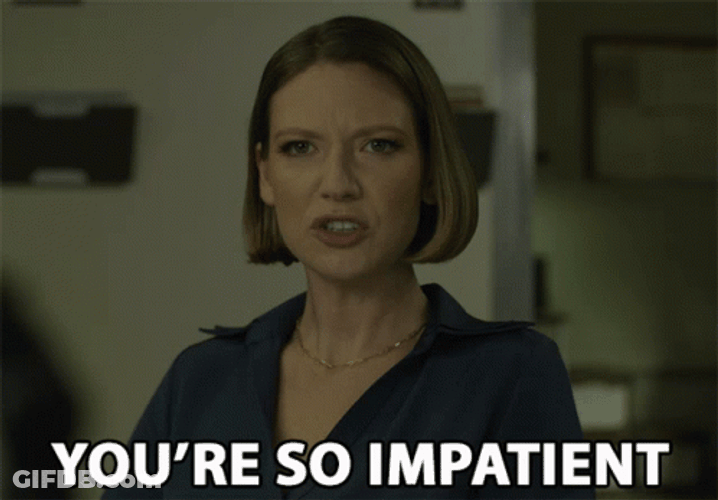 Restless Impatient Lady GIF