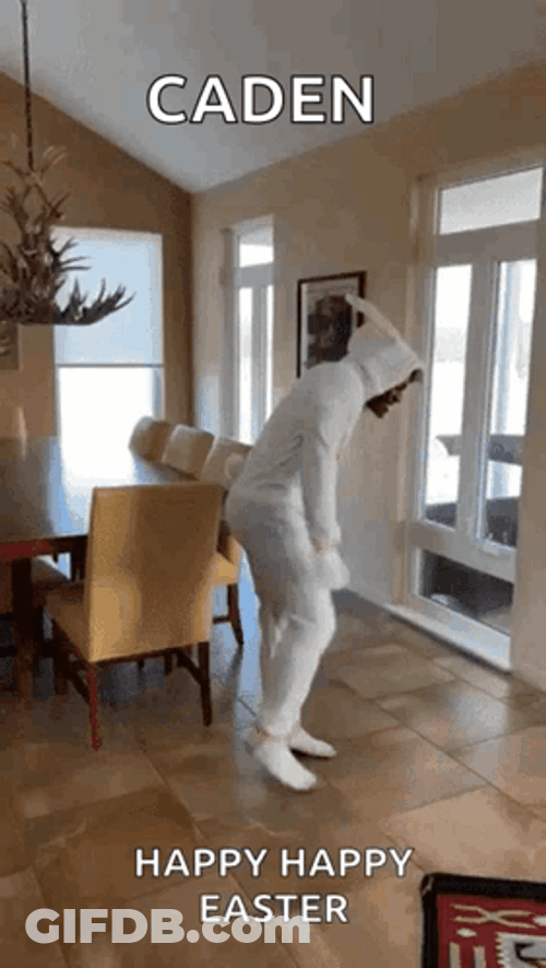 Resurrection Sunday Bunny Suit GIF