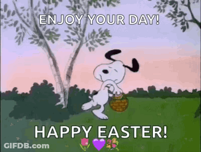 Resurrection Sunday Snoopy Easter GIF