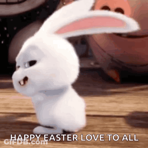 Resurrection Sunday Snowball Wiggle GIF
