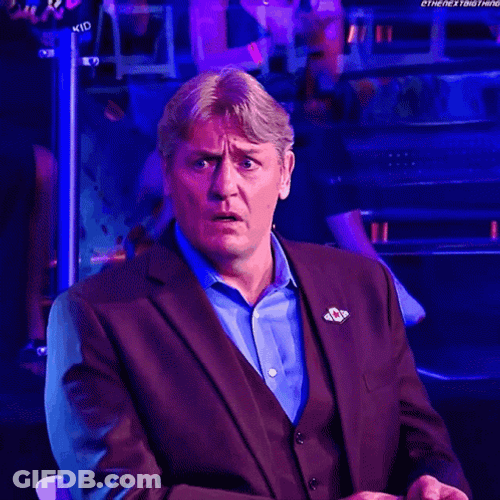 Retired Wrestler William Regal Shaking My Head Reaction GIF