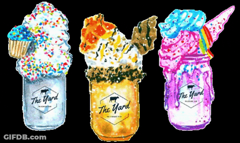 Retro Image Milkshake GIF