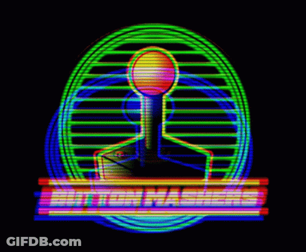 Retro Joystick Button Mashers Controller GIF