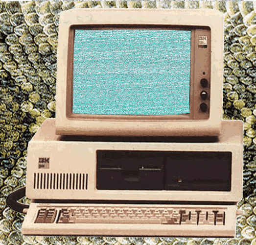 Retro Old Personal Computer GIF