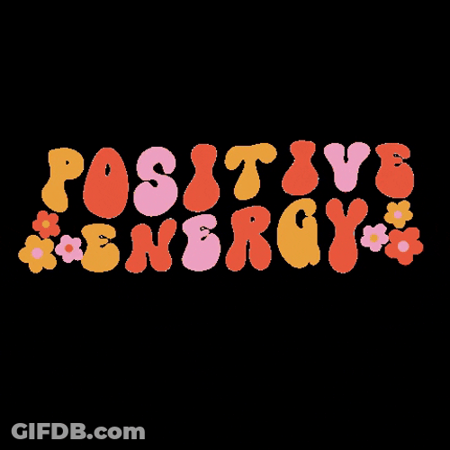 Retro Positive Flower Power Graphics Design GIF