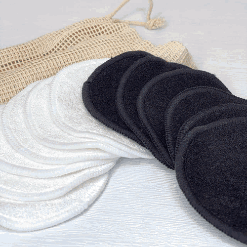 Reusable Makeup Remover Pads Soft Cotton Face Masks GIF