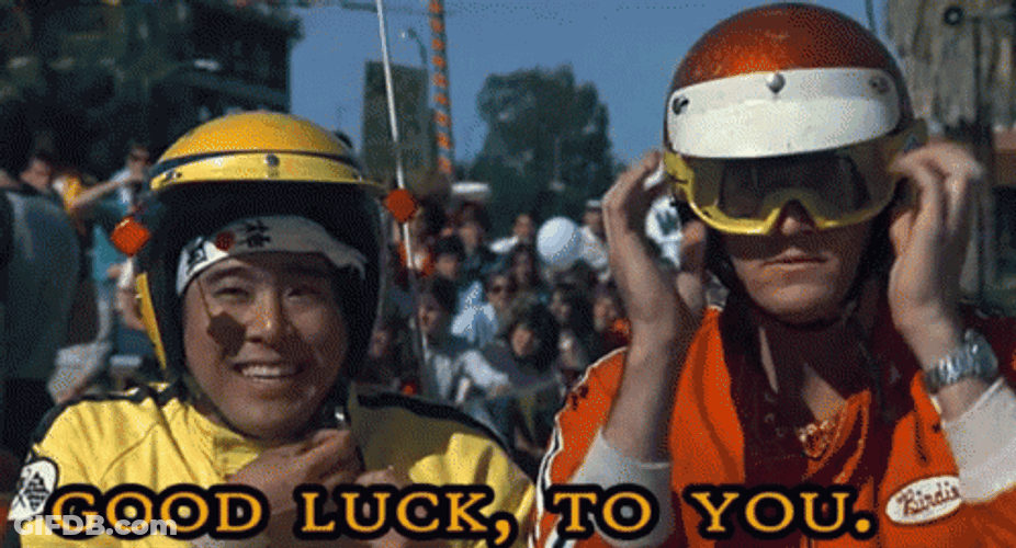 Revenge Of The Nerds Good Luck To You GIF