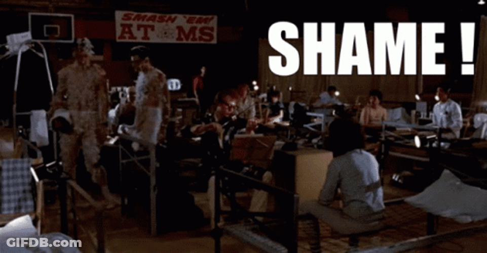 Revenge Of The Nerds Shame GIF