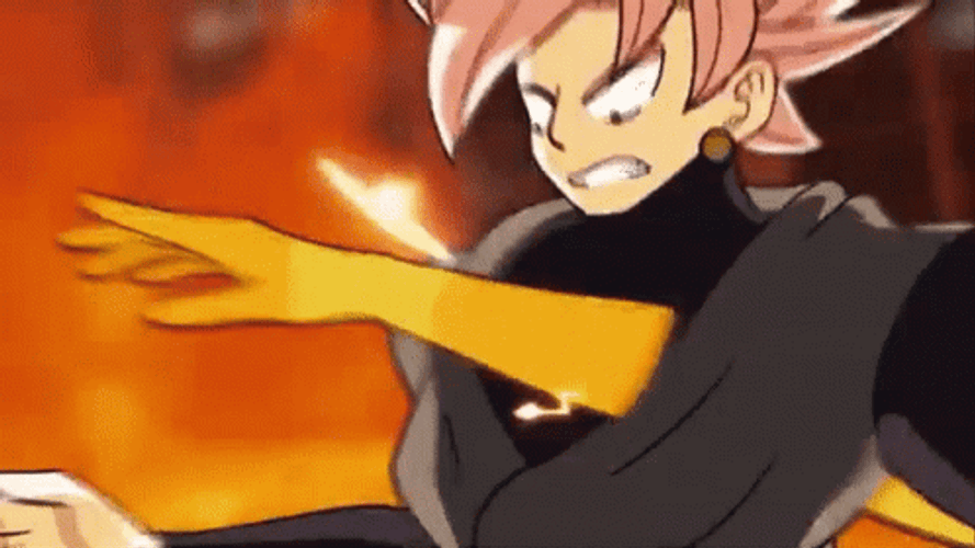 Reverse Flash Versus Goku Intense Battle GIF