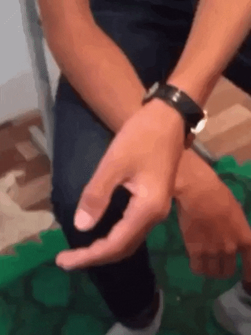 Reverse Hand Dap Shake GIF