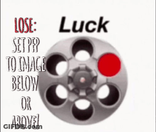 Revolver With Lose Luck Set Pep To Image GIF